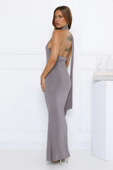 Main Sight Maxi Dress Charcoal