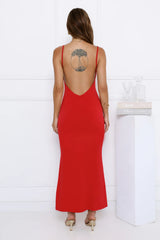 Model Type Maxi Dress Red