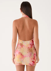 Jonna Mini Dress - Botanic Cheetah