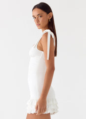 Laufey Mini Dress - White