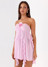Amadine Mini Dress - Pink
