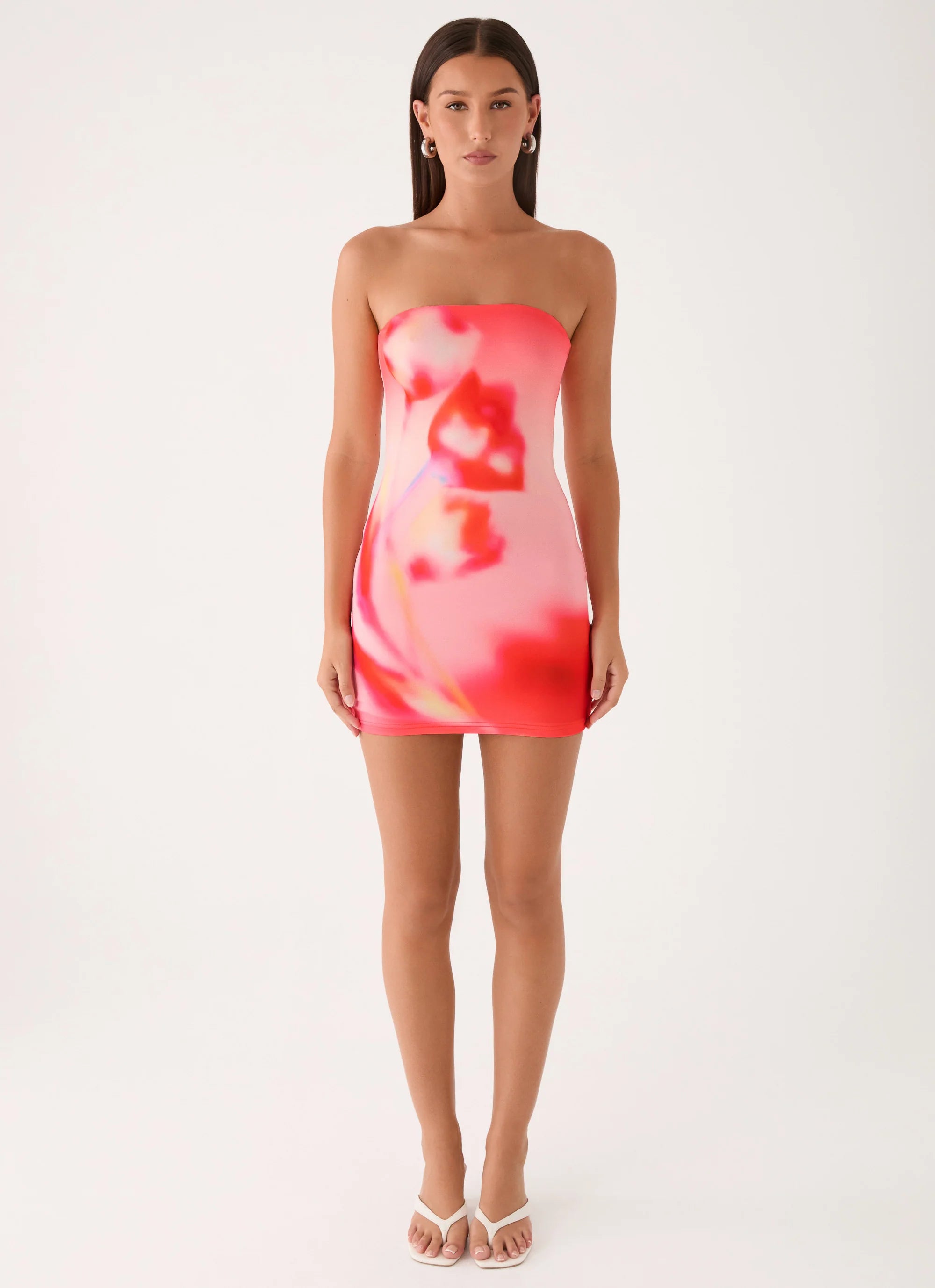 Callistae Mini Dress - Sunburnt Petal
