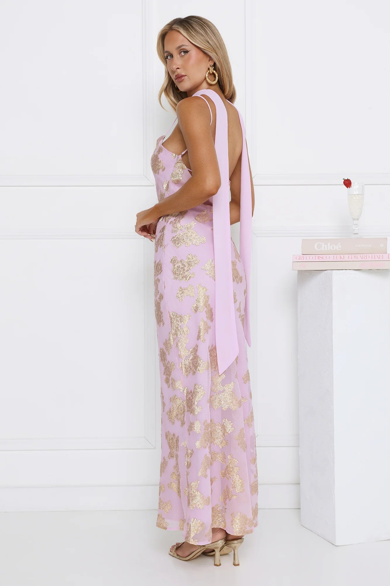 Dreamy Dazzle Maxi Dress Lilac