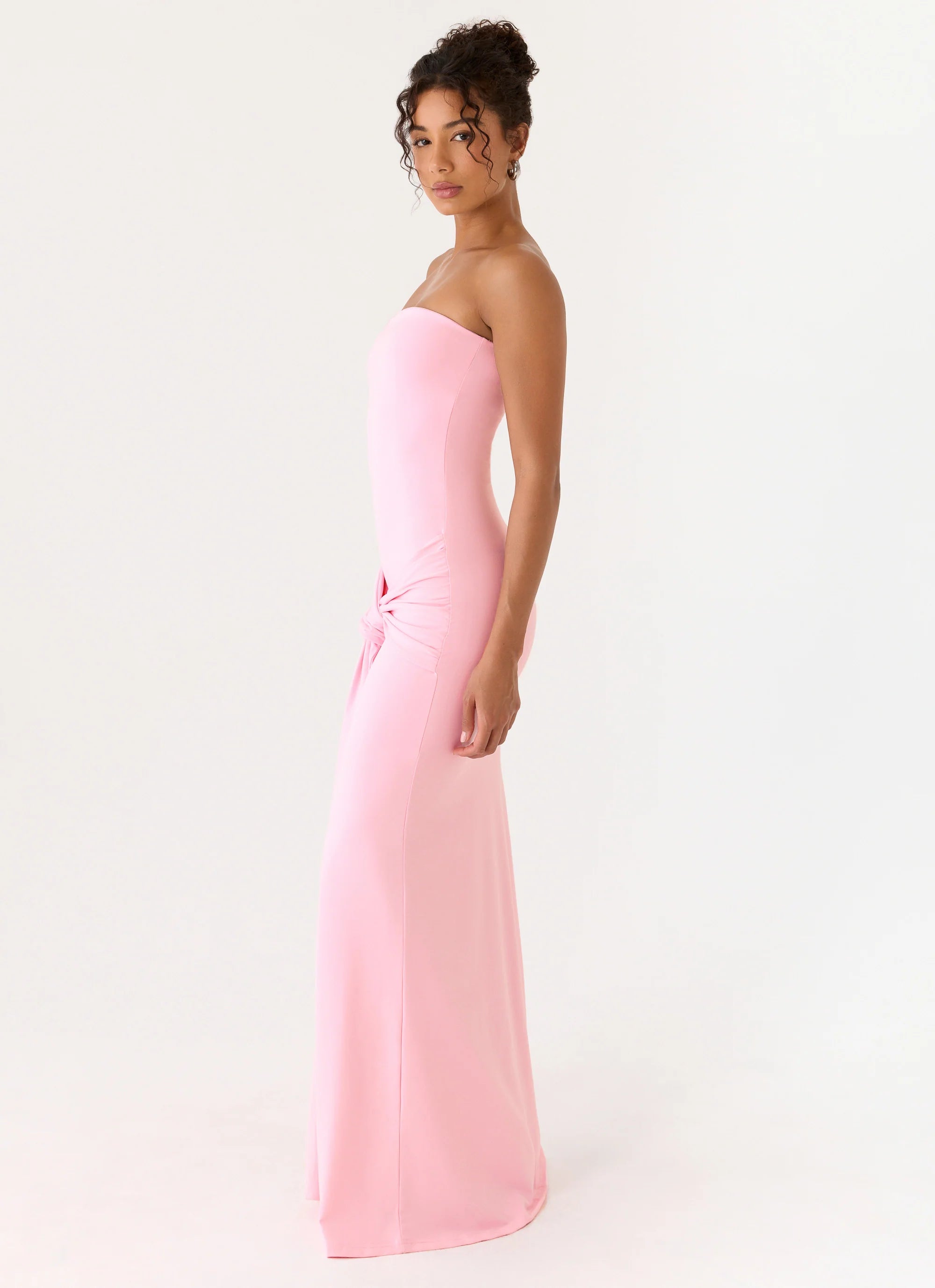 Sandrine Strapless Maxi Dress - Pink