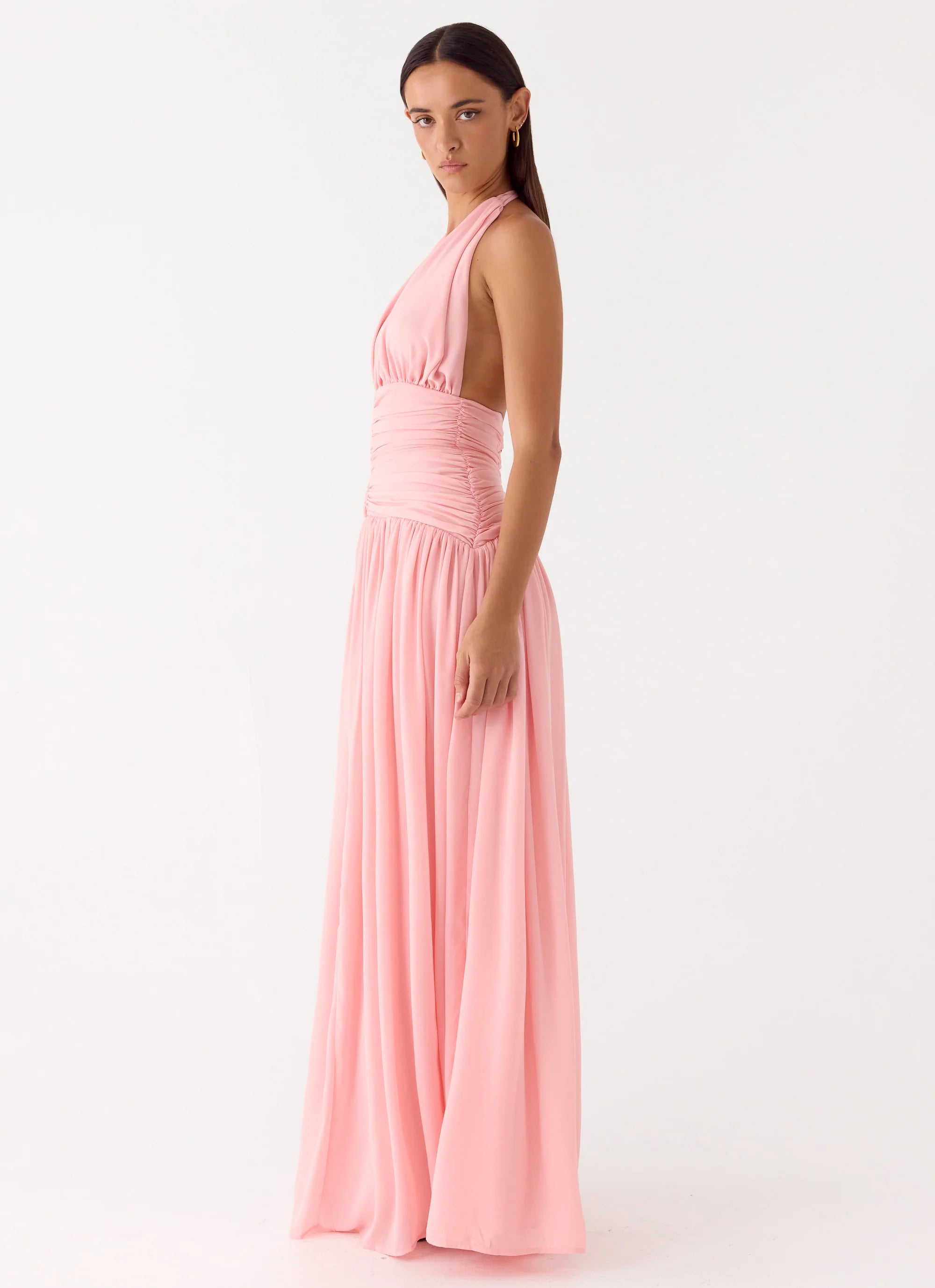 Jimena Maxi Dress - Peach