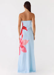 Amelle Maxi Dress - Blue Petal
