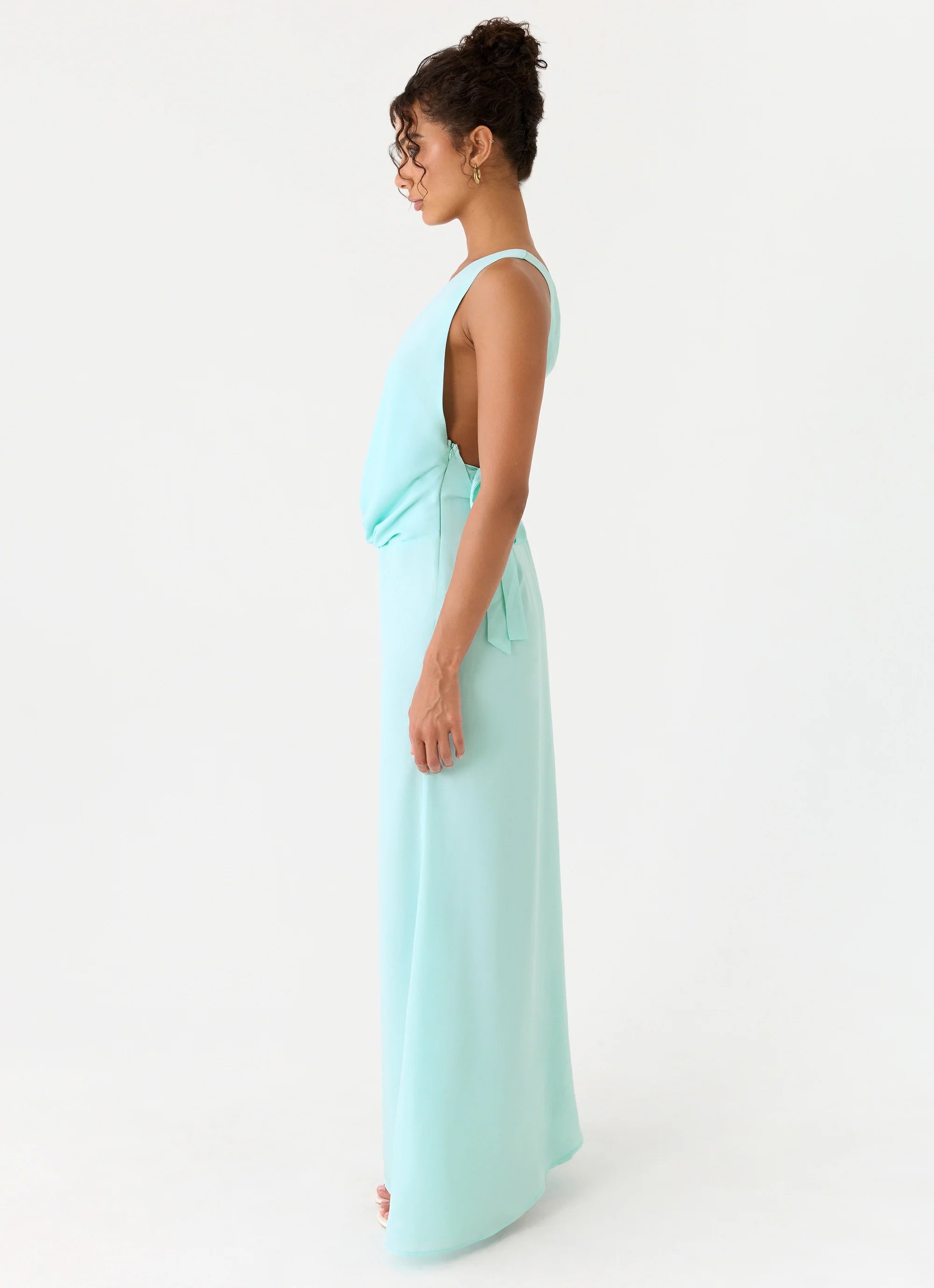 Analia Maxi Dress - Aqua