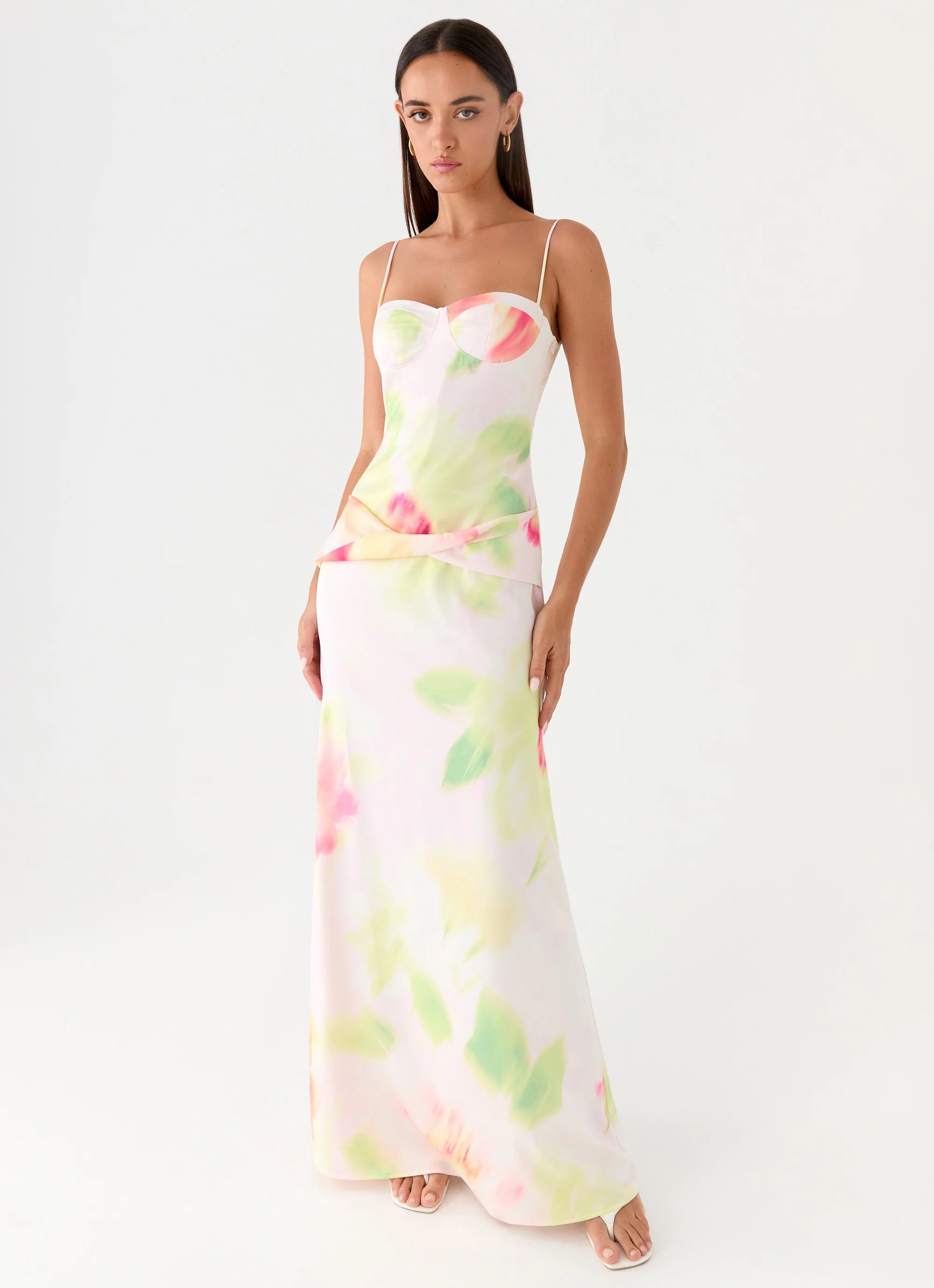 Burning Up Maxi Dress - Floral Romance